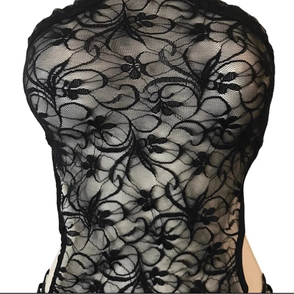 Halter‎ backless Strappy Teddy Lingerie. New - Picture 9 of 9